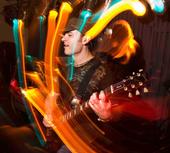 swirling lights shot